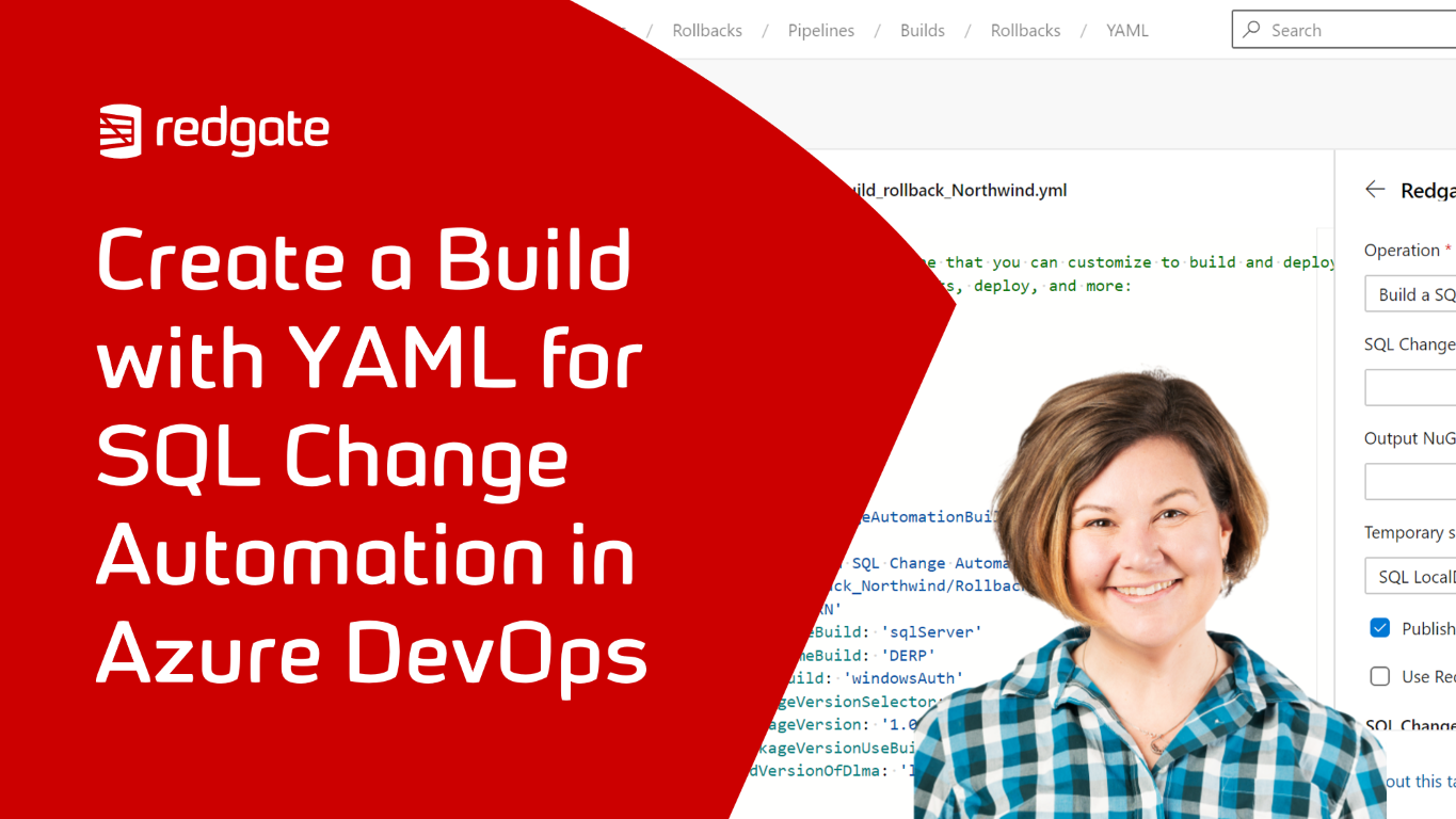 Create a Build with YAML for SQL Change Automation in Azure DevOps