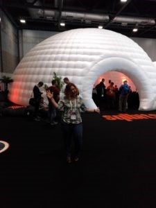 I got to teach in a pod at SQLBits