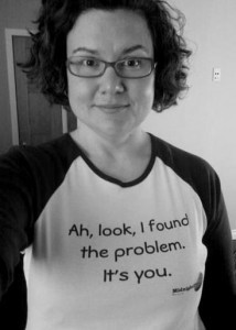Me in my MidnightDBA shirt in 2010